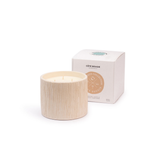 Bougie Céramique Striée Fleur d'Oranger - White | Fleux | 11