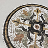 Set de table Vinyle Rond Mosaïque - Helena | Fleux | 6