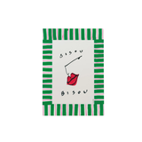 Affiche A3 Bisous Acrylic Edition - Green Striped | Fleux | 3