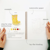 Carnet d'aquarelle - Garden | Fleux | 16