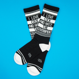 Chaussettes I Love Cock And I Hate The Government | Fleux | 7