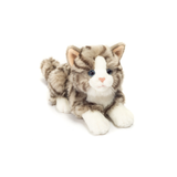 Peluche Chat Gris Rayé allongé | Fleux | 7