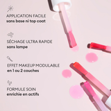 Vernis soin - Active Glow Grape | Fleux | 22