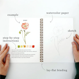 Carnet d'aquarelle - Flowers | Fleux | 14