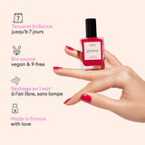 Vernis à ongles Green™ - Prune - 15 ml | Fleux | 15