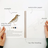 Carnet d'aquarelle - Birds | Fleux | 11
