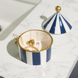 Boîte à bijoux Céramique Navy Stripe | Fleux | 5