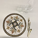 Set de table Vinyle Rond Mosaïque - Helena | Fleux | 7