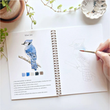 Carnet d'aquarelle - Birds | Fleux | 12