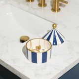 Boîte à bijoux Céramique Navy Stripe | Fleux | 7