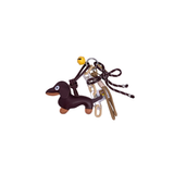 Porte-clés et bijou de sac - Chien et Clochette Brun | Fleux | 2