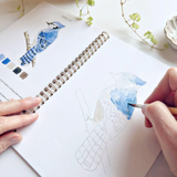 Carnet d'aquarelle - Birds | Fleux | 13