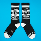 Chaussettes I Love Cock And I Hate The Government | Fleux | 9