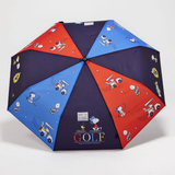 Parapluie à manche Tête de Canard - Snoopy Golf | Fleux | 10