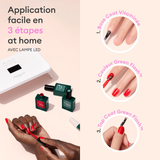 Semi-permanent LED Green Flash™ - Base Coat Vitaminée - 15 ml | Fleux | 11