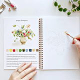 Carnet d'aquarelle - Bouquet | Fleux | 13