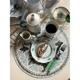 Set de table Vinyle Rond Mosaïque - Amanda | Fleux | 15