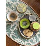 Set de table ovale Offrande à l'amour - Toile de Jouy | Fleux | 46