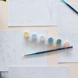 Set de peinture délicatesses | Fleux | 6