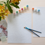 Set de peinture - Fleurs Multico | Fleux | 6