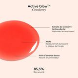 Vernis Soin Active - Glow Cranberry - 15 ml | Fleux | 19