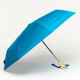 Parapluie à manche Tête de Canard - Bleu Sarcelle | Fleux | 9