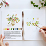 Carnet d'aquarelle - Bouquet | Fleux | 14