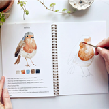 Carnet d'aquarelle - Birds | Fleux | 15