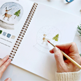 Carnet d'aquarelle - Winter | Fleux | 14
