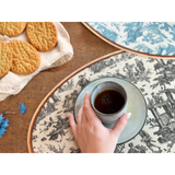 Set de table ovale Offrande à l'amour - Toile de Jouy | Fleux | 59