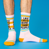 Chaussettes I Like Cats More Than People | Fleux | 16