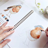 Carnet d'aquarelle - Birds | Fleux | 16