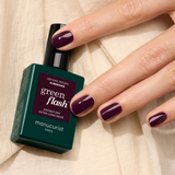 Vernis Semi-permanent LED Green Flash™ - Aubergine - 15 ml | Fleux | 11