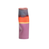 Vase Cylindre - Distortion Violet et Orange | Fleux | 2