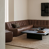 Table basse Grooves - Teck off Noir | Fleux | 27