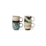 Set de 4 mugs café 70s Abrastract | Fleux | 7