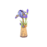Puzzle 3D - Purple Iris | Fleux | 5
