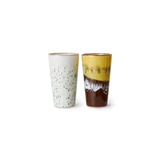 Set de 2 mugs 70s ceramics brine | Fleux | 5