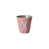 Gobelet Lettre X en mélamine - Flowers | Fleux | 2
