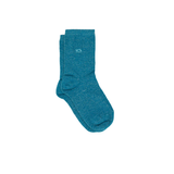 Chaussettes Pailletées Coton Peigné - Bleu Canard | Fleux | 4