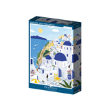 Puzzle Rainbow Santorini - 500 pièces | Fleux | 2