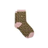 Chaussettes Léopard Pailletées - Vert Olive | Fleux | 4