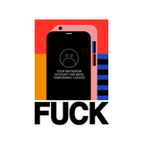 Affiche Fuck 003 - 50x70 cm | Fleux | 2