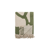 Plaid Dalmine Vert Coton recyclé | Fleux | 3