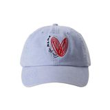 Casquette de baseball Brodée - I Love You Mama Bleu Saxo | Fleux | 3
