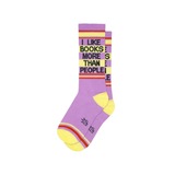 Chaussettes "I Like Books More Than People" | Fleux | 7