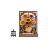 Puzzle 3D - Golden Sunflower | Fleux | 8
