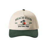 Casquette Trucker Beach Club - Naturel/Vert Foncé | Fleux | 5