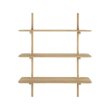 PI Oak Wall Shelf - 3 shelves | Fleux | 3