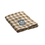 Nappe Bourdon Toile Vichy Vintage - Havane/Bourdon Havane | Fleux | 2